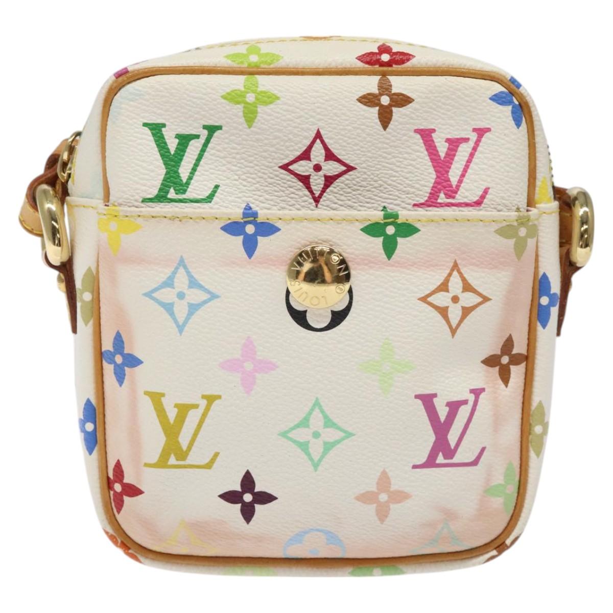 LOUIS VUITTON Monogram Multicolor lift Shoulder Bag White M40055 LV Auth 115206V