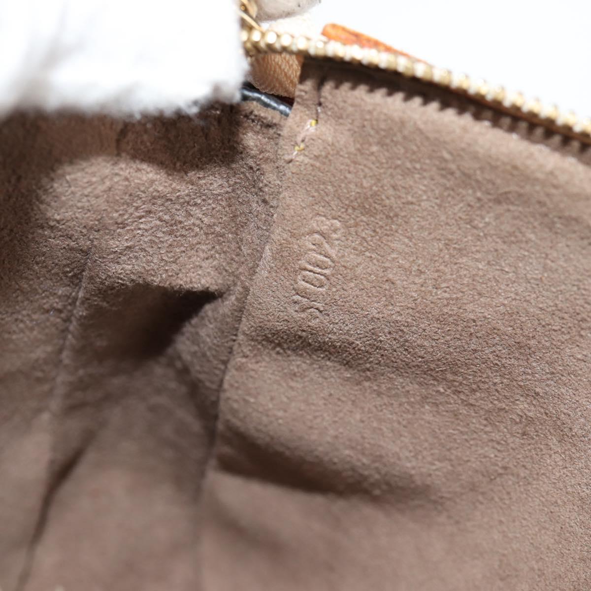 LOUIS VUITTON Monogram Multicolor Pochette Accessoires Black M92648 Auth 115215V