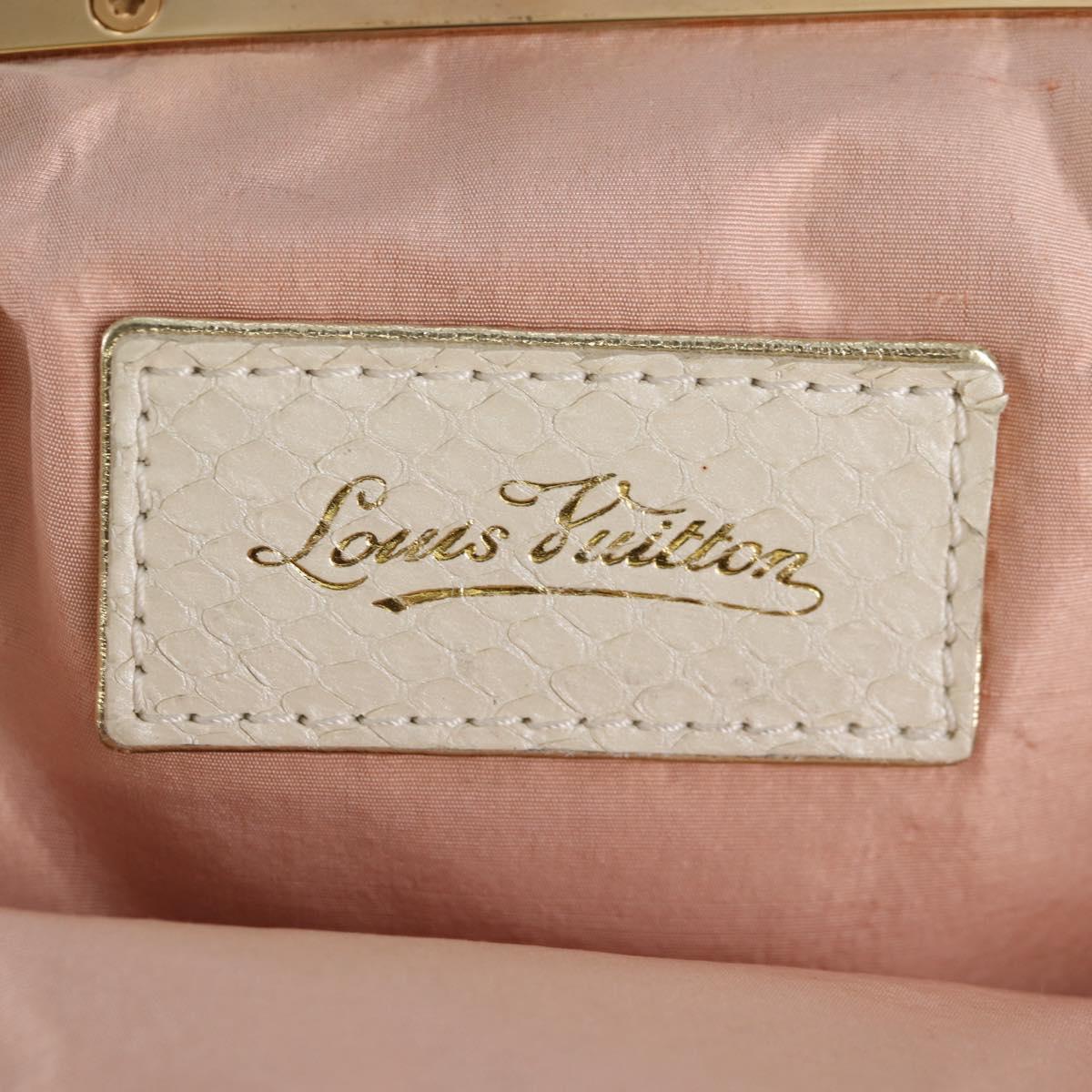 LOUIS VUITTON Monogram Satin Omoniere Hand Bag Multicolor M92060 Auth 115225SM