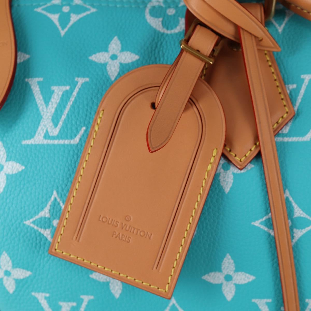LOUIS VUITTON Speedy P9 Bandouliere 40 Bag Turquoise Blue M11563 Auth 115230SM