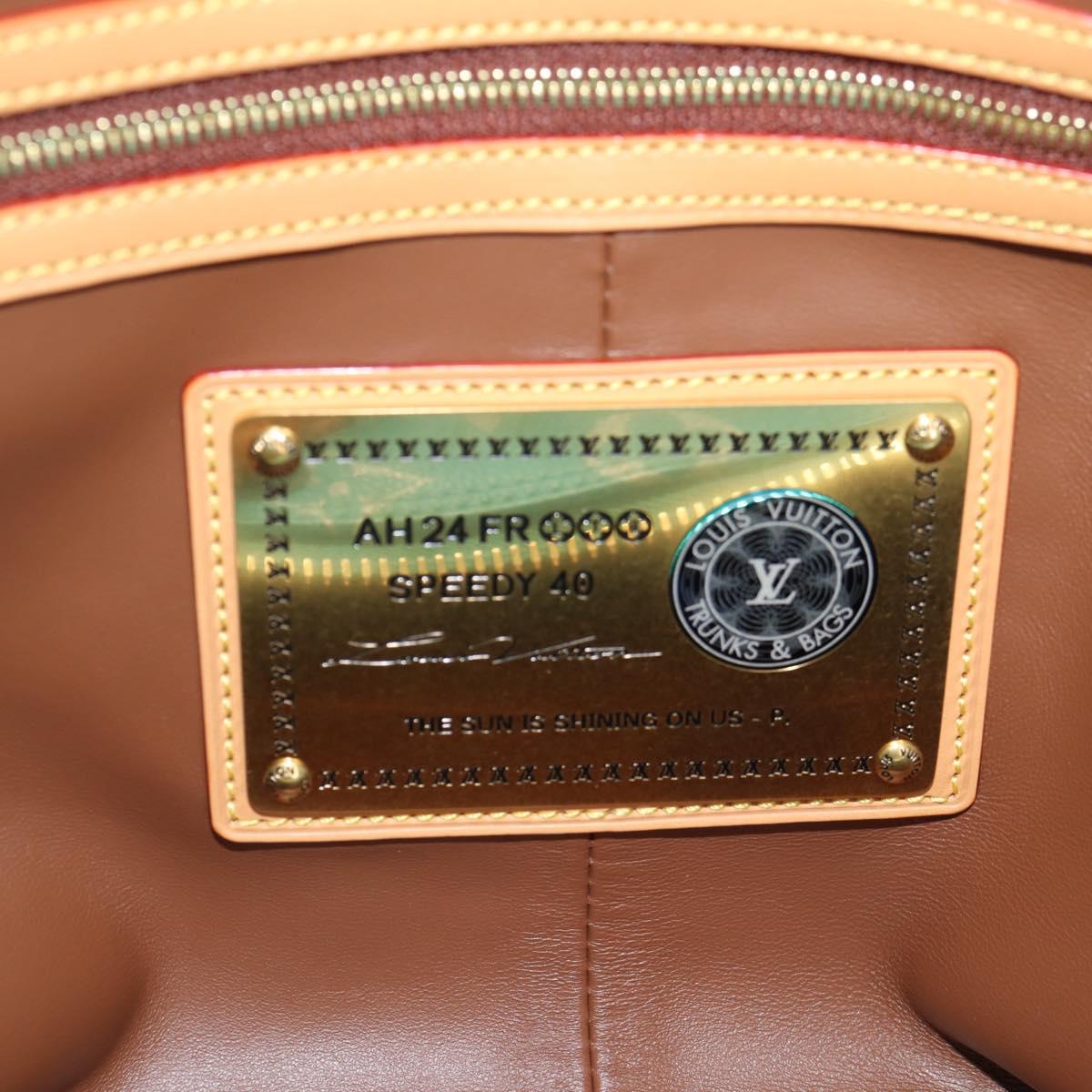 LOUIS VUITTON Speedy P9 Bandouliere 40 Bag Turquoise Blue M11563 Auth 115230SM