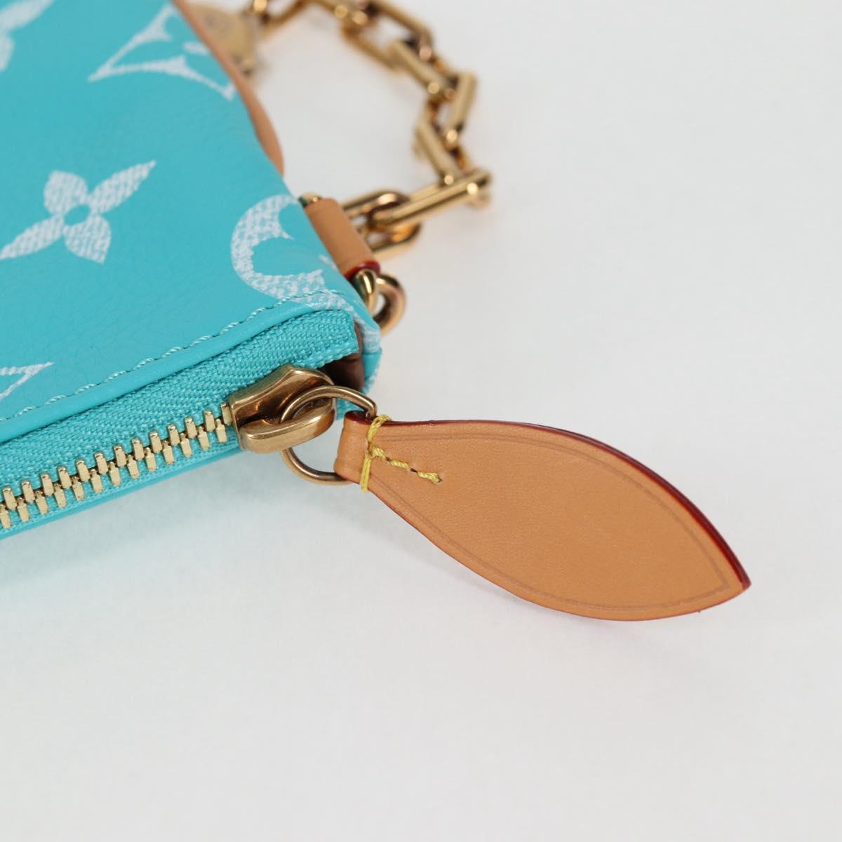 LOUIS VUITTON Speedy P9 Bandouliere 40 Bag Turquoise Blue M11563 Auth 115230SM