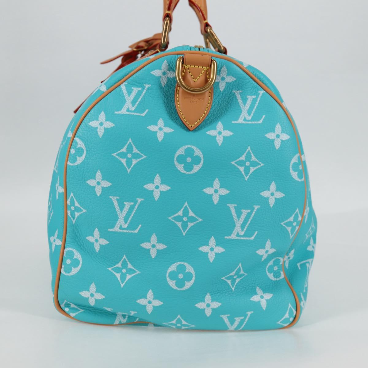 LOUIS VUITTON Speedy P9 Bandouliere 40 Bag Turquoise Blue M11563 Auth 115230SM