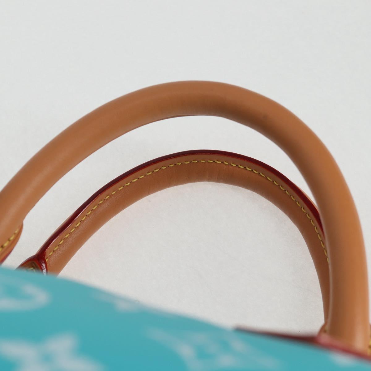 LOUIS VUITTON Speedy P9 Bandouliere 40 Bag Turquoise Blue M11563 Auth 115230SM