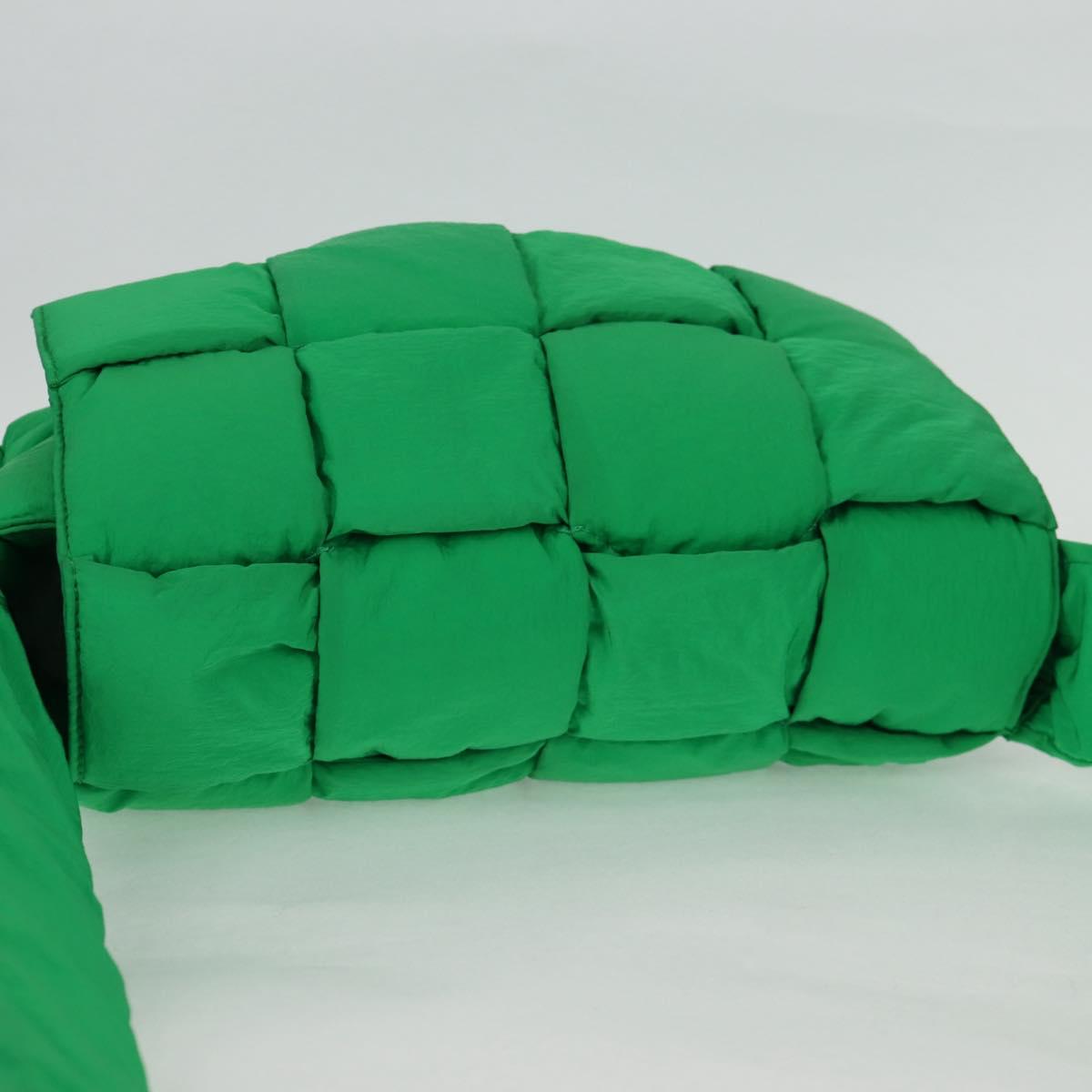 BOTTEGA VENETA MAXI INTRECCIATO Padded Tech Cassette Bag Nylon Auth 115238AM