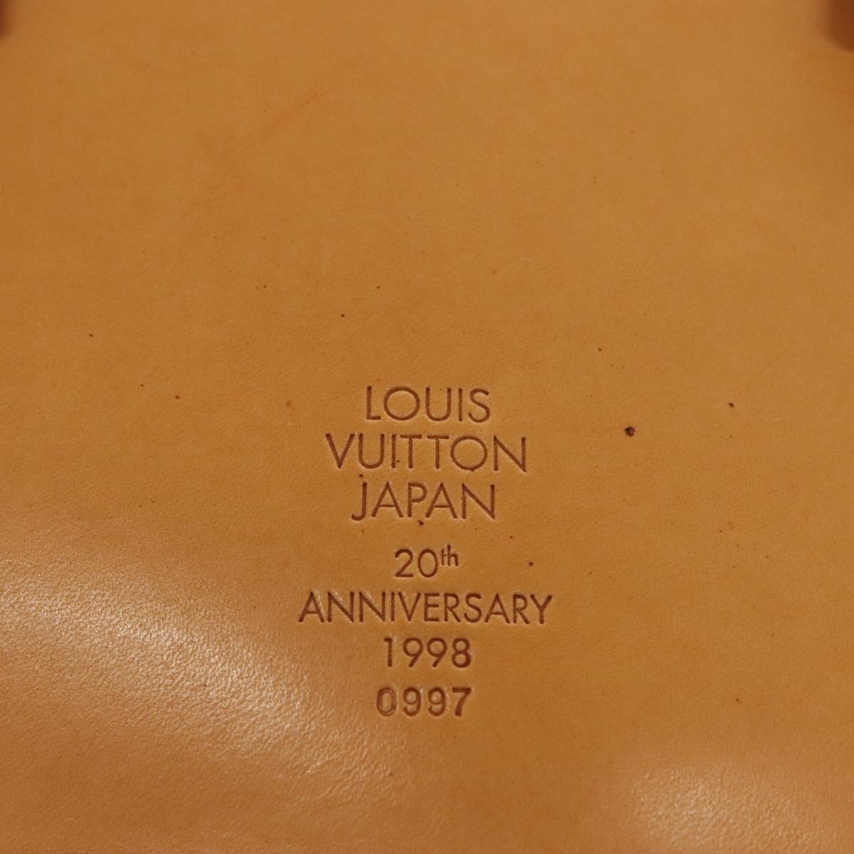 LOUIS VUITTON Nomad Male Ventiem Bag 20th Anniversary Beige M99070 Auth 115249