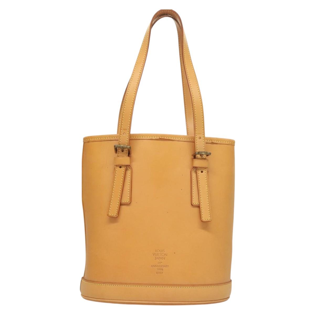 LOUIS VUITTON Nomad Male Ventiem Bag 20th Anniversary Beige M99070 Auth 115249