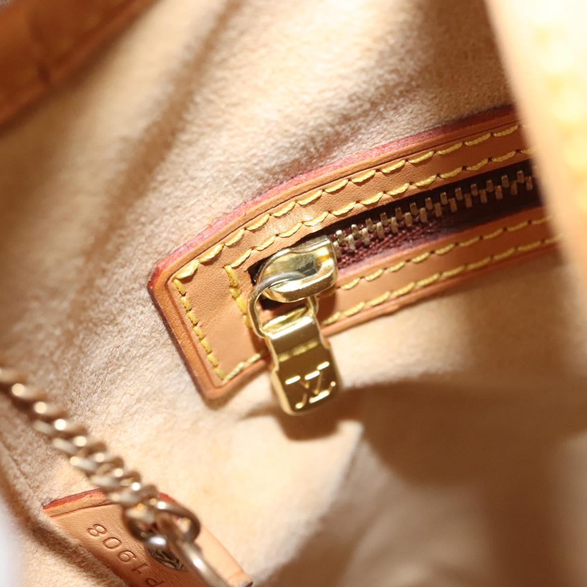 LOUIS VUITTON Nomad Male Ventiem Bag 20th Anniversary Beige M99070 Auth 115249