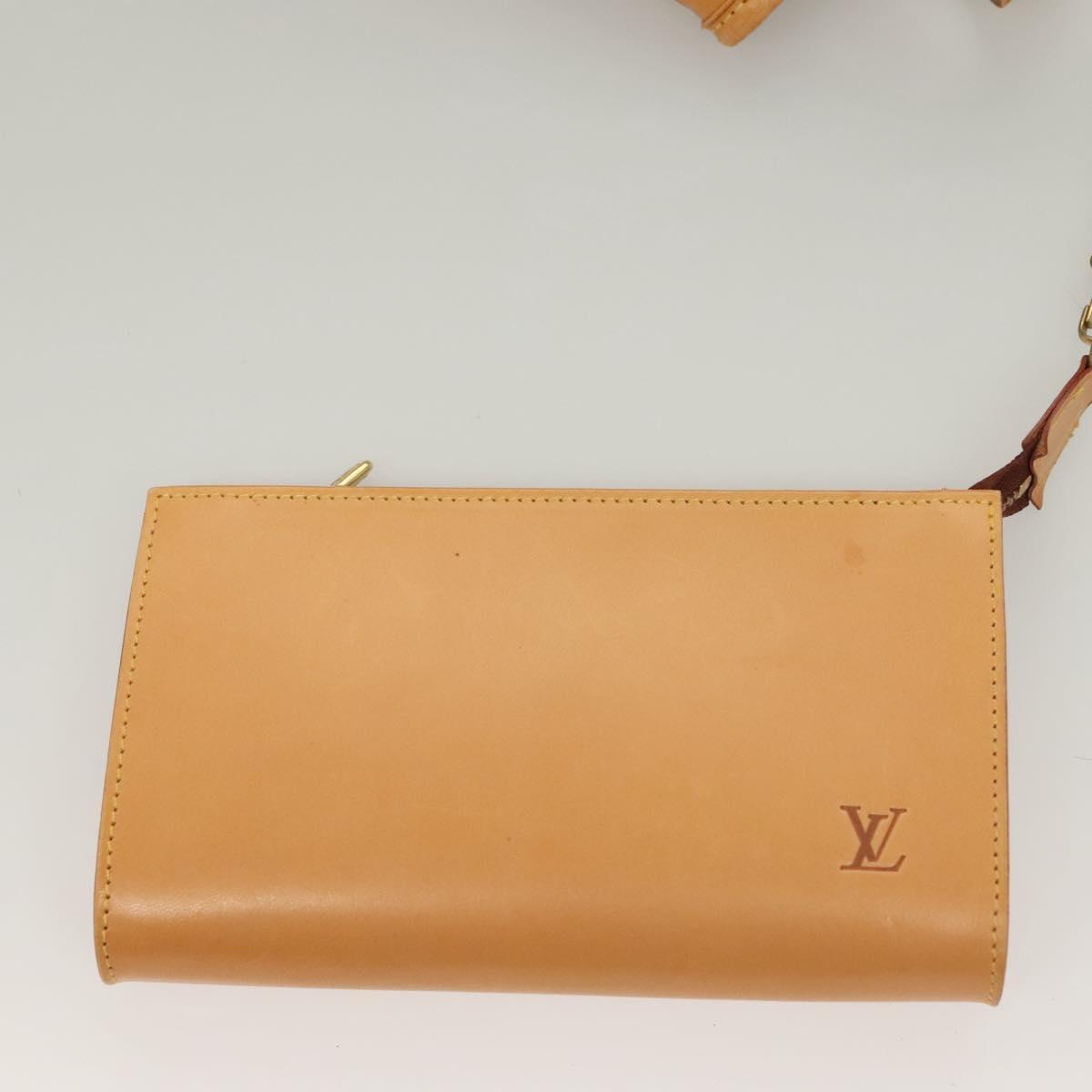 LOUIS VUITTON Nomad Male Ventiem Bag 20th Anniversary Beige M99070 Auth 115249