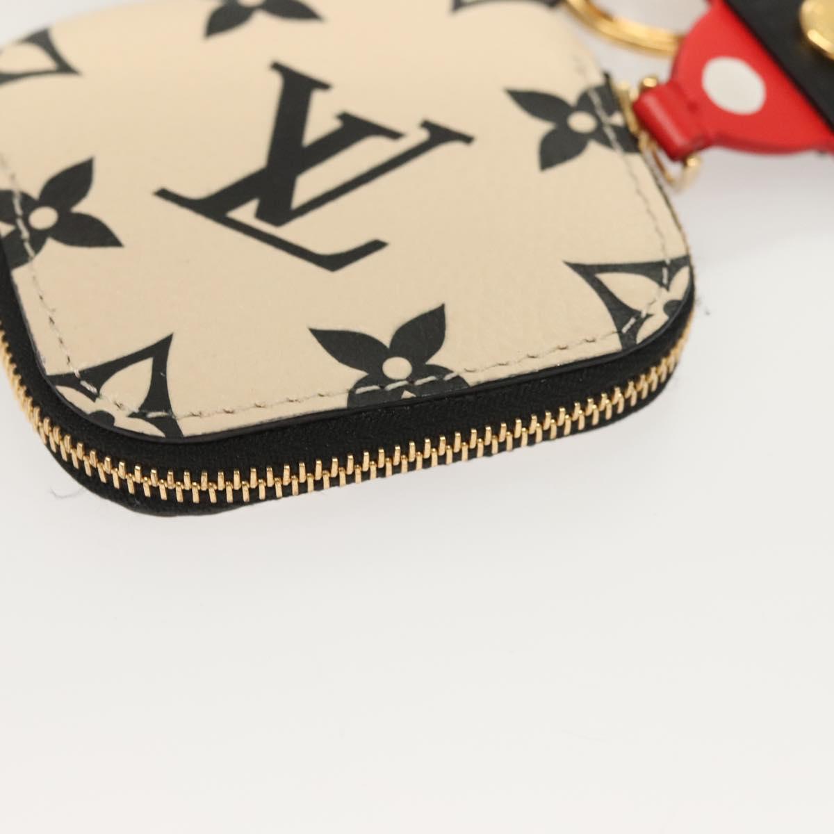 LOUIS VUITTON Monogram Porte Cles Key Holder Beige M69721 LV Auth 115251