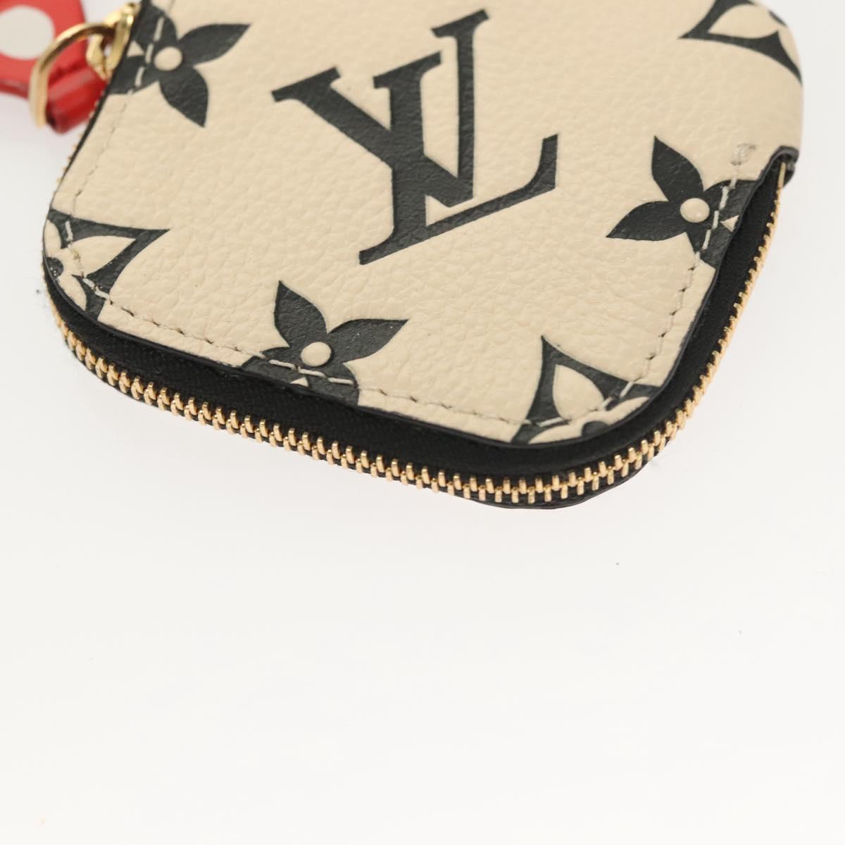 LOUIS VUITTON Monogram Porte Cles Key Holder Beige M69721 LV Auth 115251