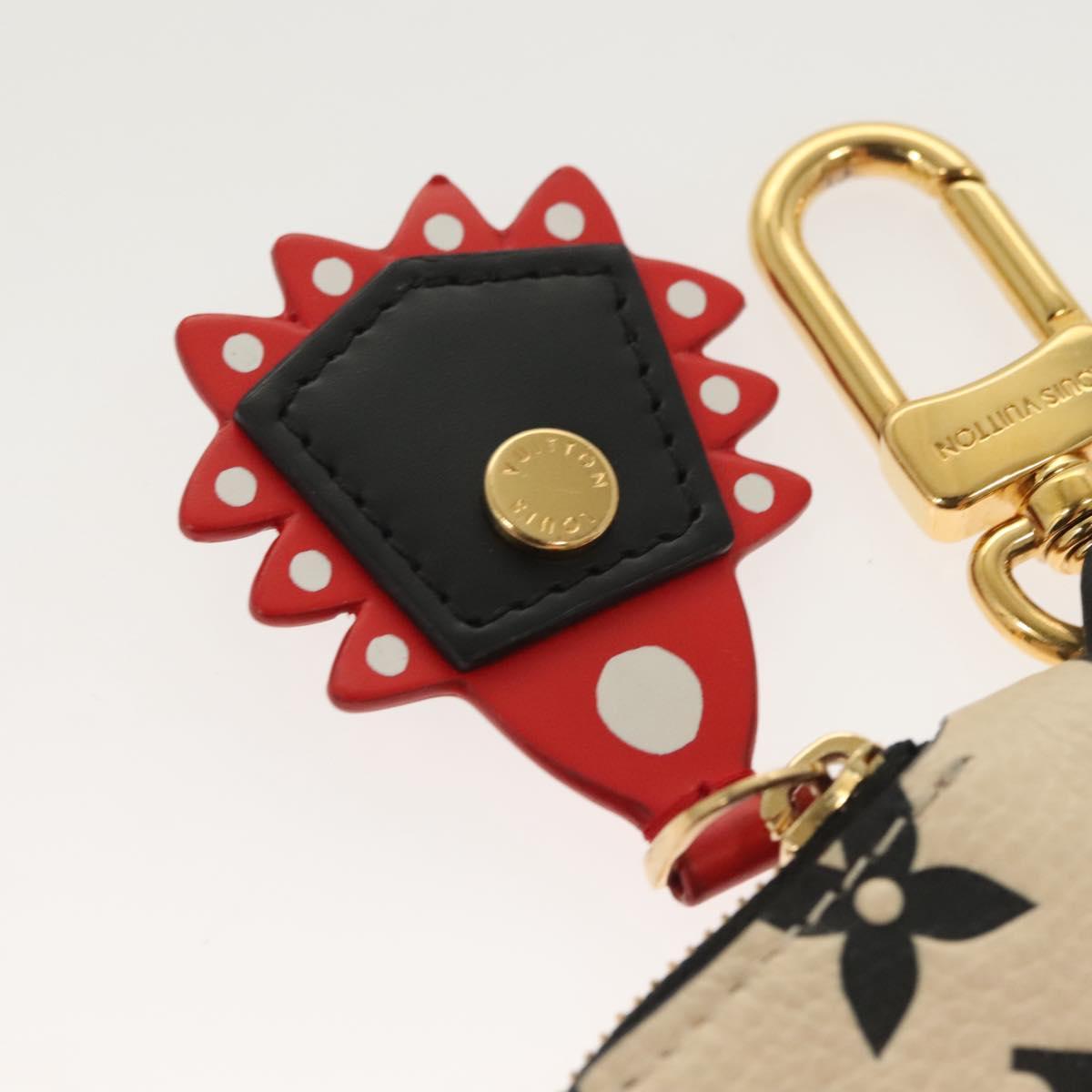 LOUIS VUITTON Monogram Porte Cles Key Holder Beige M69721 LV Auth 115251
