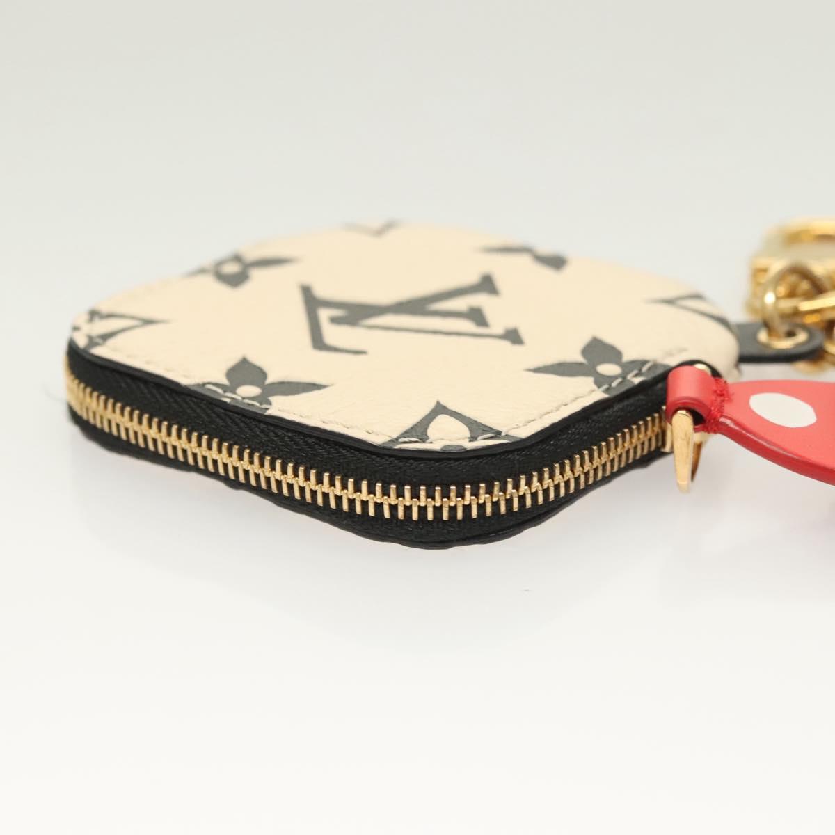 LOUIS VUITTON Monogram Porte Cles Key Holder Beige M69721 LV Auth 115251