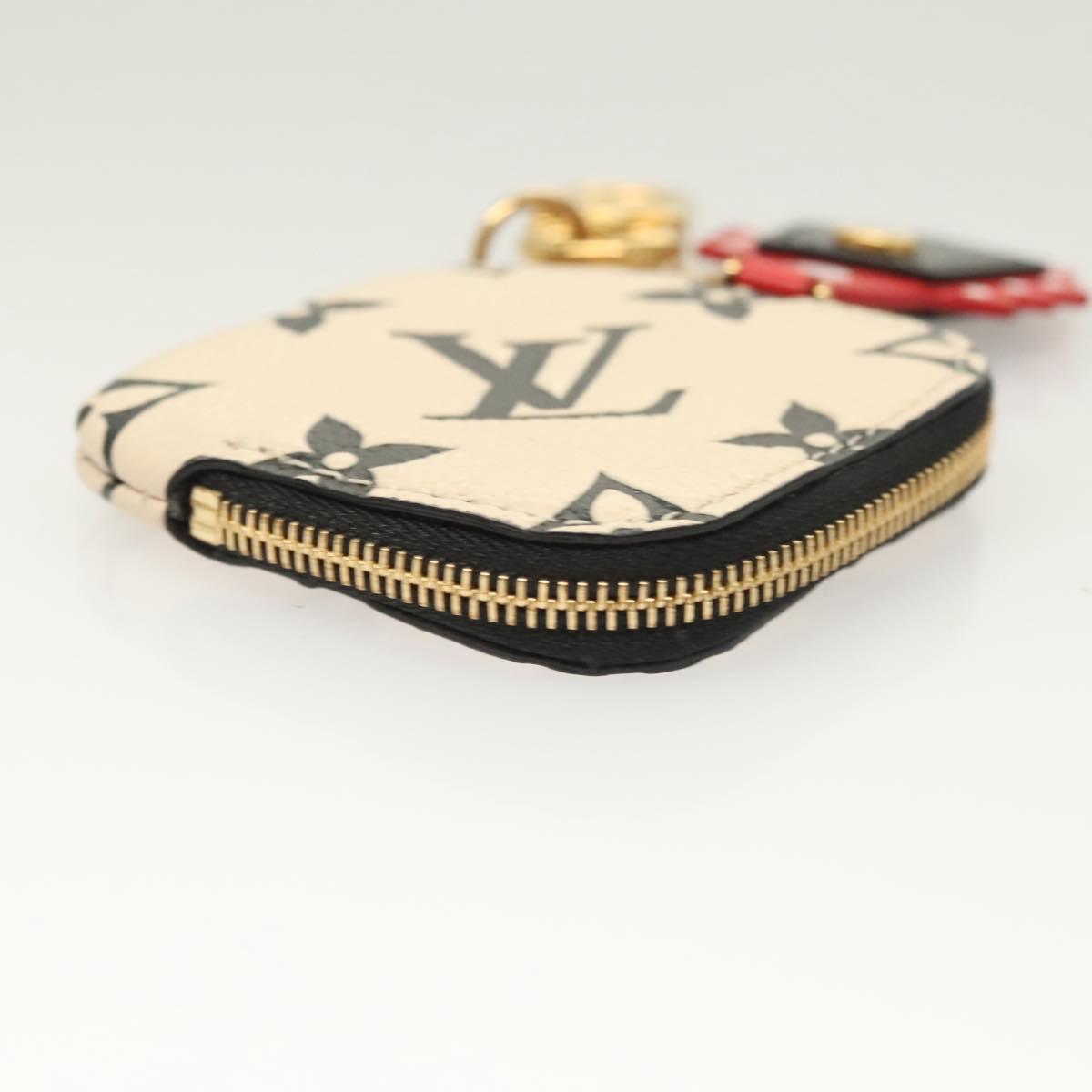 LOUIS VUITTON Monogram Porte Cles Key Holder Beige M69721 LV Auth 115251