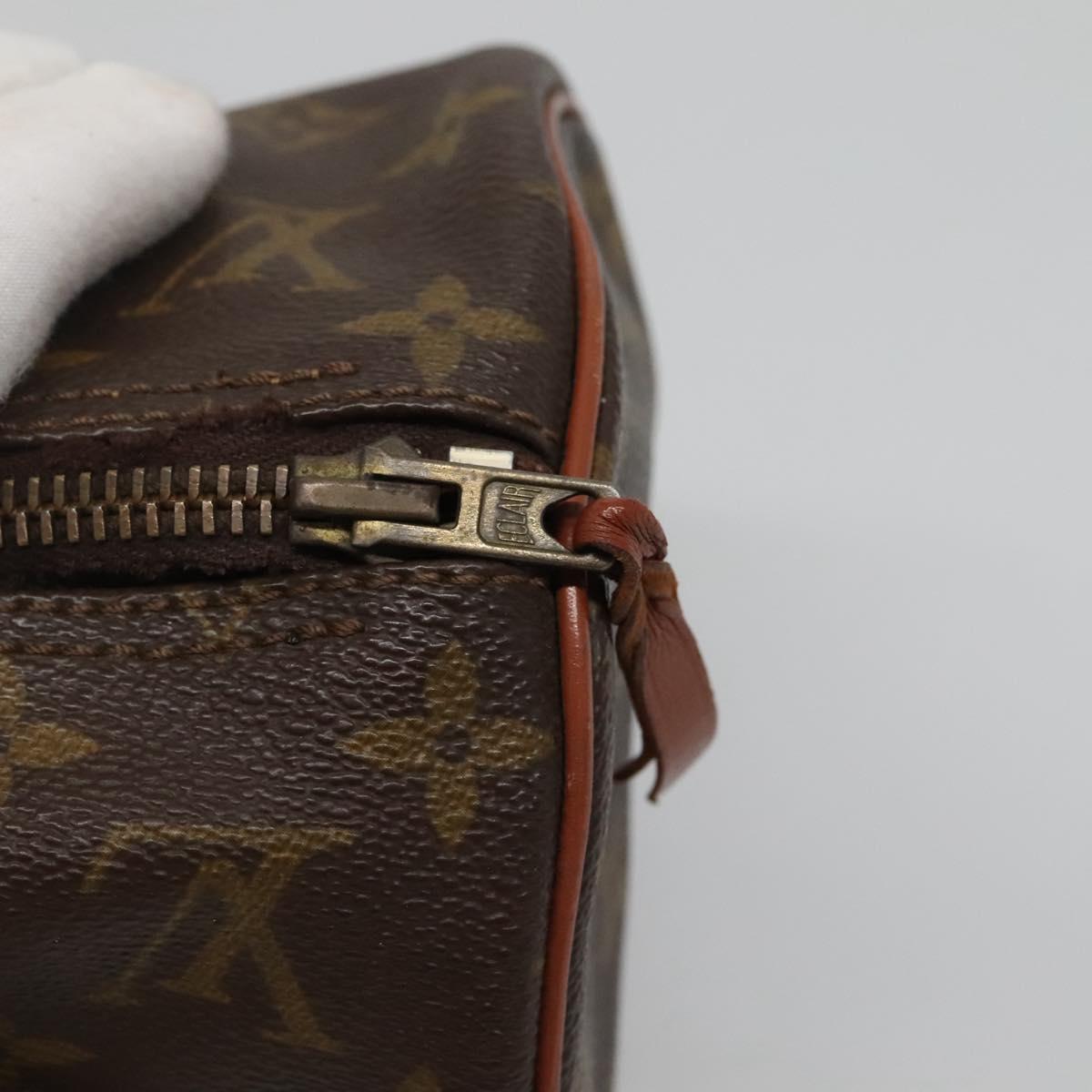 LOUIS VUITTON Monogram Papillon 30 Hand Bag M51385 LV Auth 115262