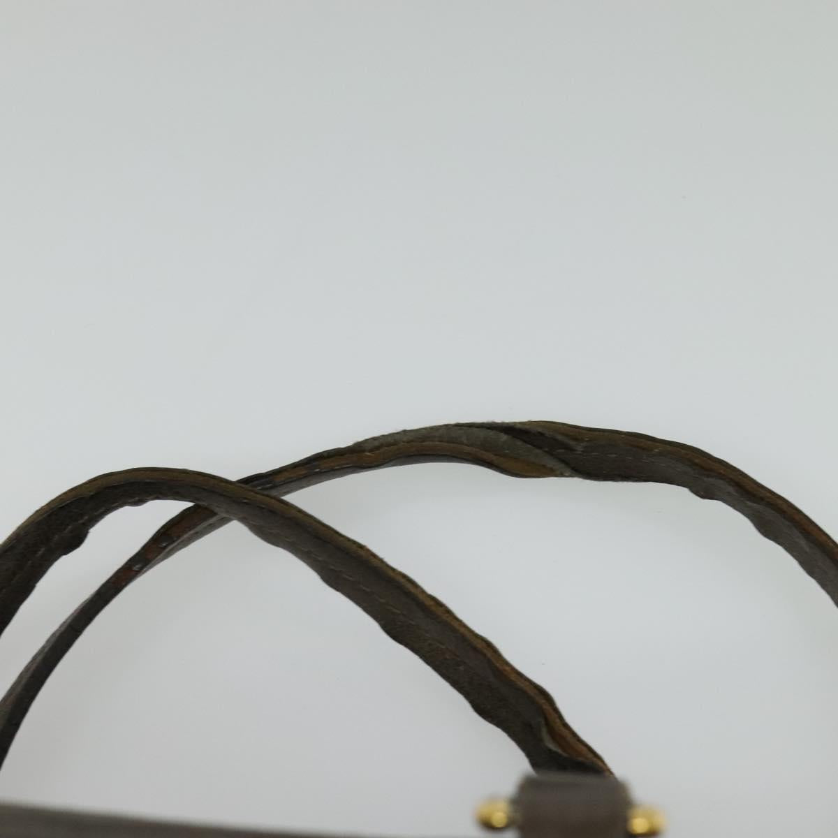LOUIS VUITTON Monogram Empreinte Lumineuse PM Bag Brown Tail M94170 Auth 115264