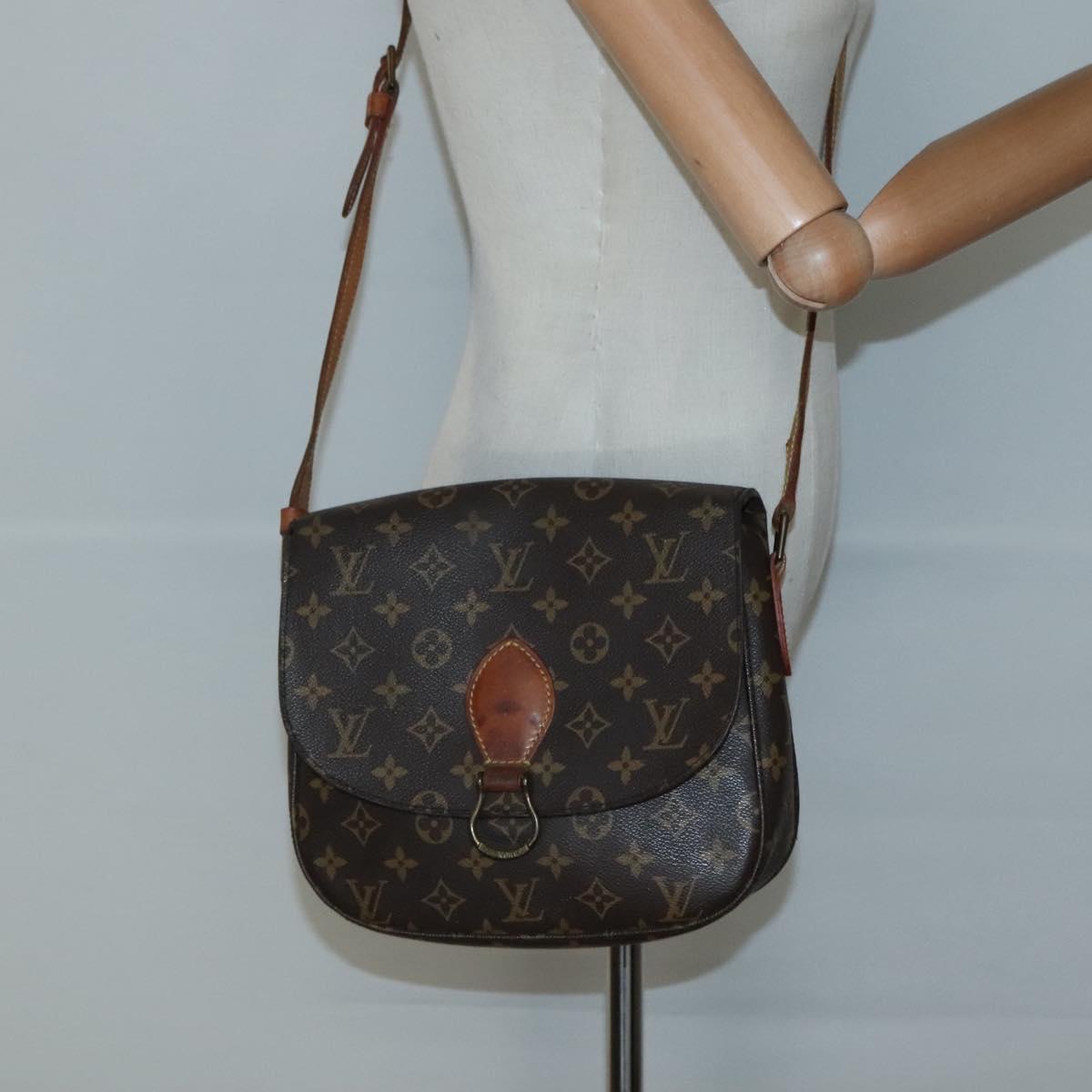 LOUIS VUITTON Monogram Saint Cloud GM Shoulder Bag M51242 LV Auth 115277