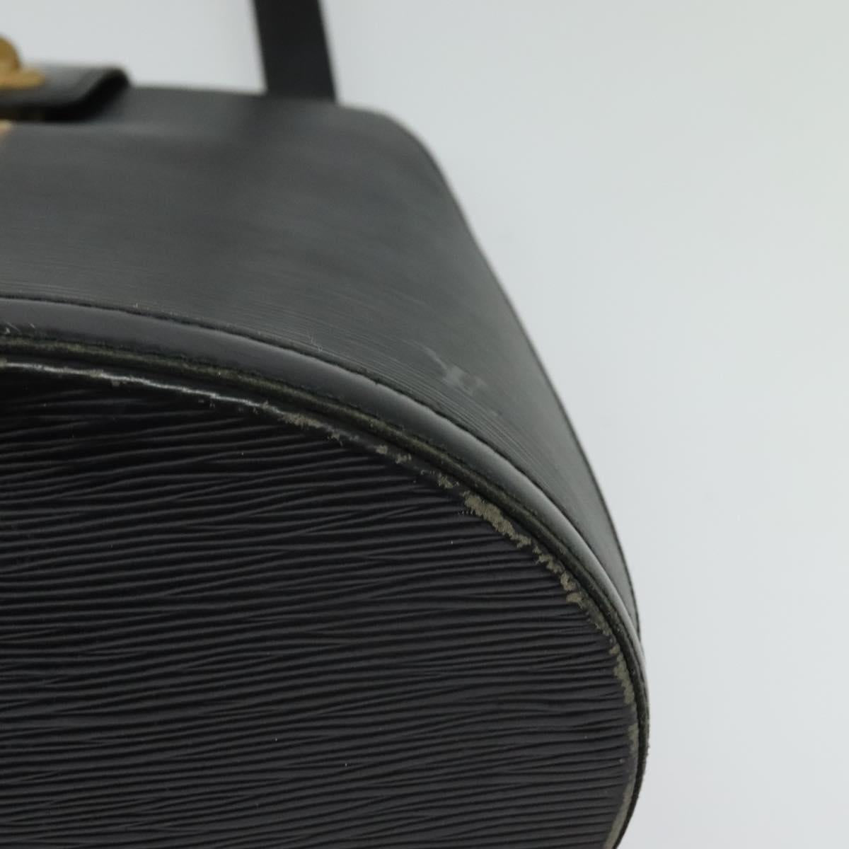 LOUIS VUITTON Epi Cluny Shoulder Bag Black M52252 LV Auth 115278