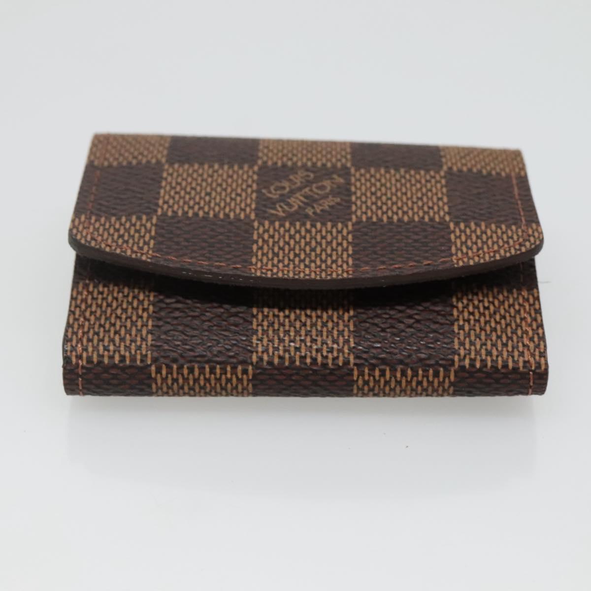 LOUIS VUITTON Damier Ebene Cuffs Cuff Case LV Auth 115280