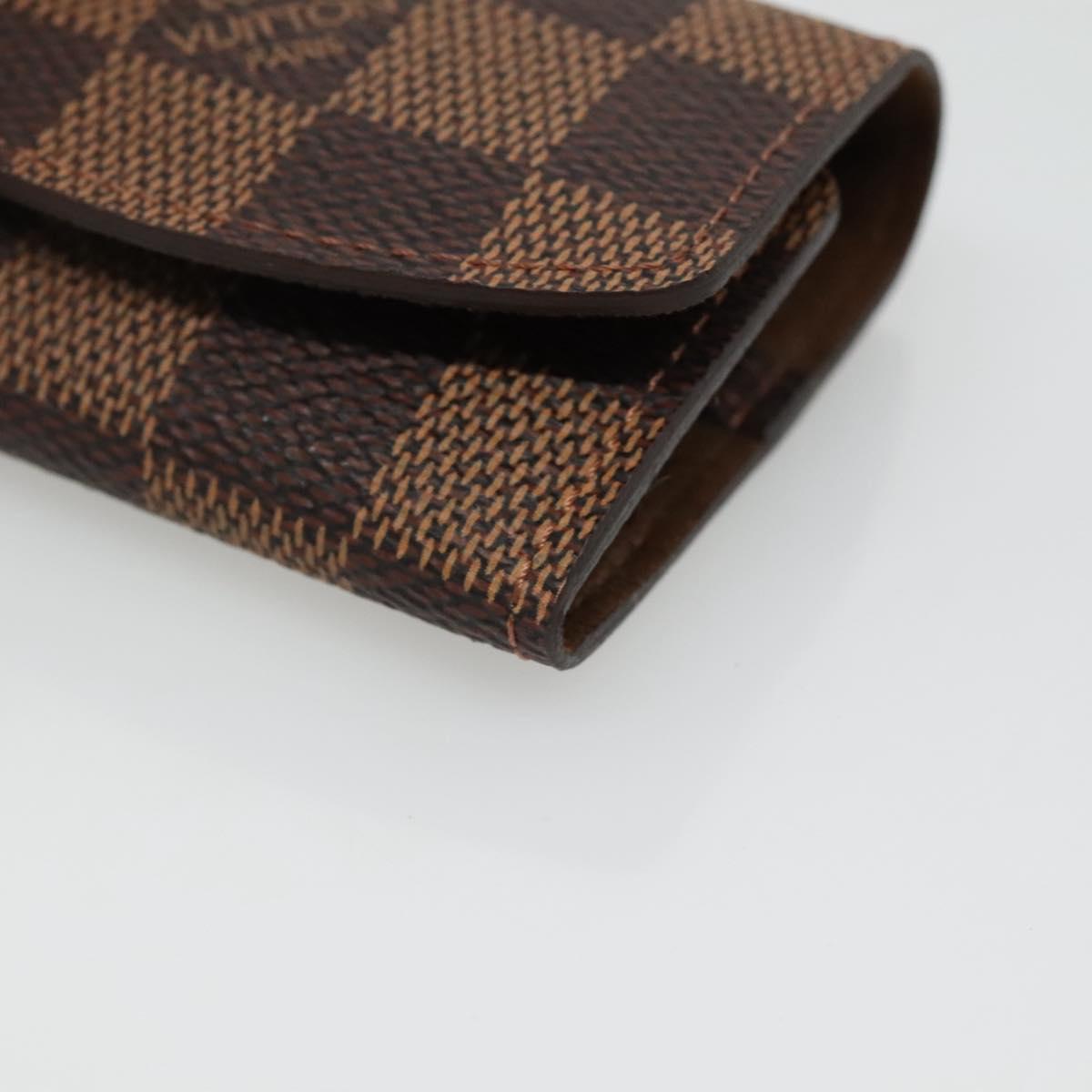 LOUIS VUITTON Damier Ebene Cuffs Cuff Case LV Auth 115280