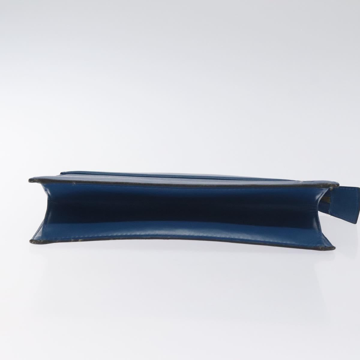 LOUIS VUITTON Epi Trousse Crete Pouch Blue M48405 LV Auth 115282