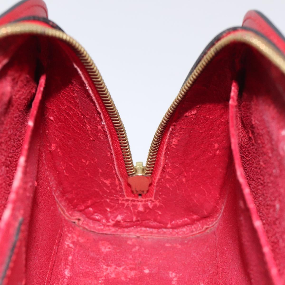 LOUIS VUITTON Epi Dauphine GM Pouch Red M48457 LV Auth 115286