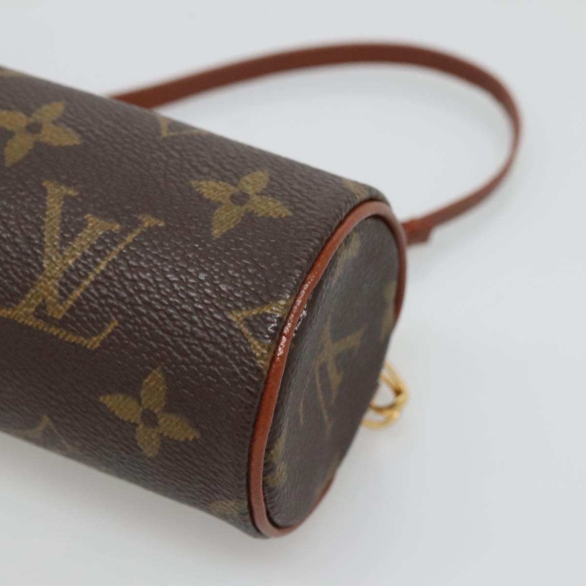 LOUIS VUITTON Monogram Papillon Pouch LV Auth 115287