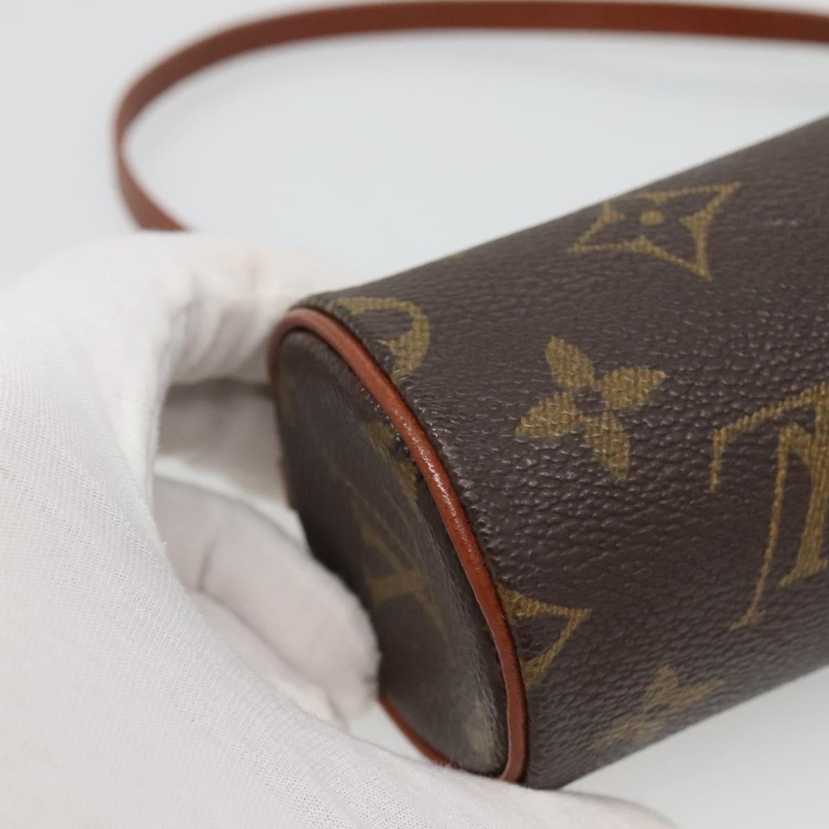 LOUIS VUITTON Monogram Papillon Pouch LV Auth 115287