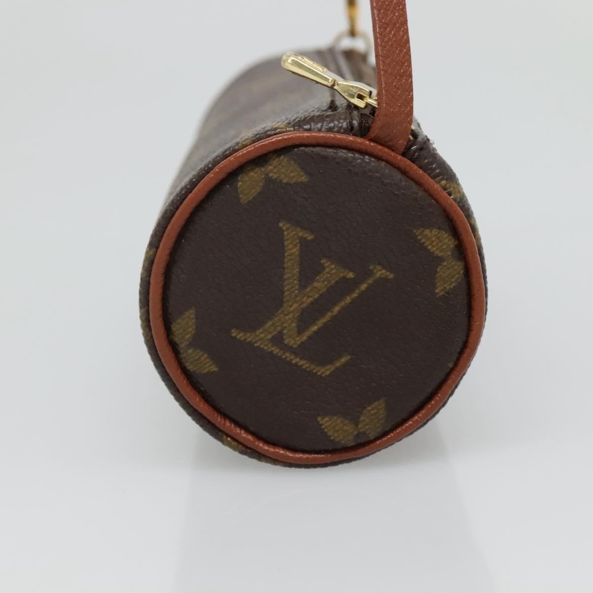 LOUIS VUITTON Monogram Papillon Pouch LV Auth 115287