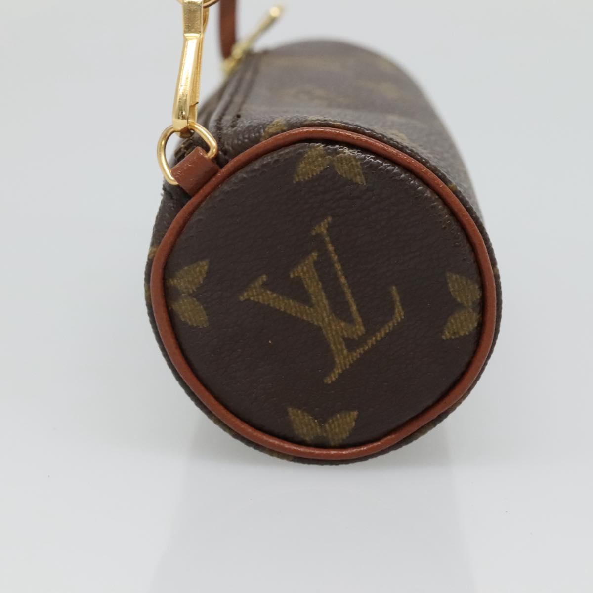 LOUIS VUITTON Monogram Papillon Pouch LV Auth 115287
