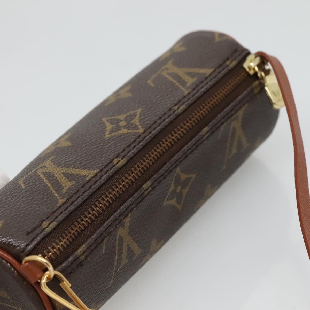 LOUIS VUITTON Monogram Papillon Pouch LV Auth 115287