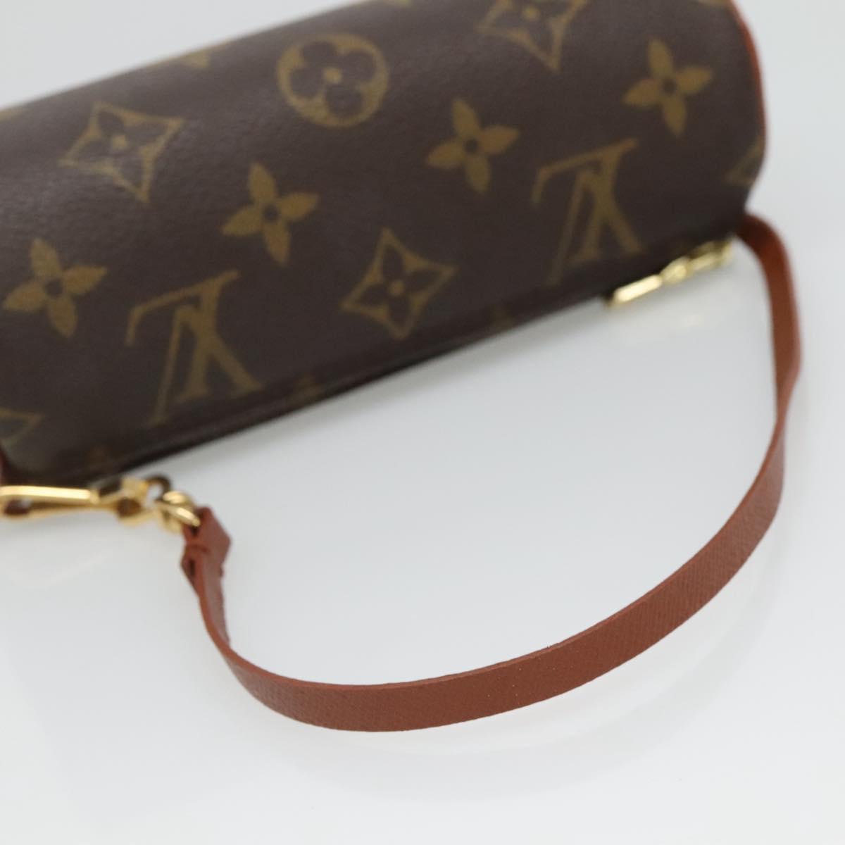 LOUIS VUITTON Monogram Papillon Pouch LV Auth 115287