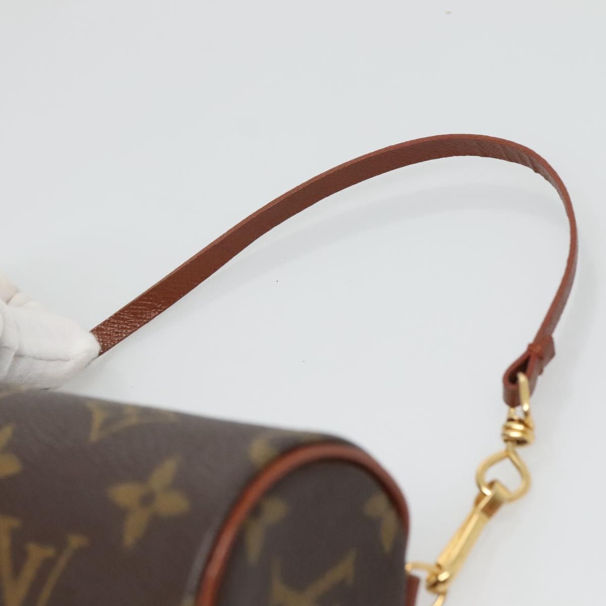 LOUIS VUITTON Monogram Papillon Pouch LV Auth 115287