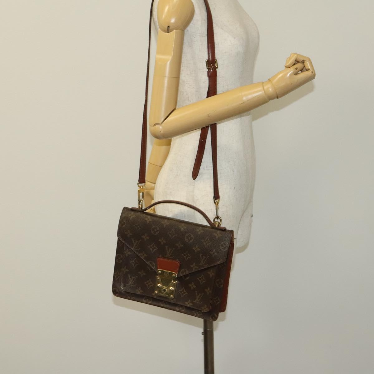 LOUIS VUITTON Monogram Monceau 26 Shoulder Bag M51187 LV Auth 115288