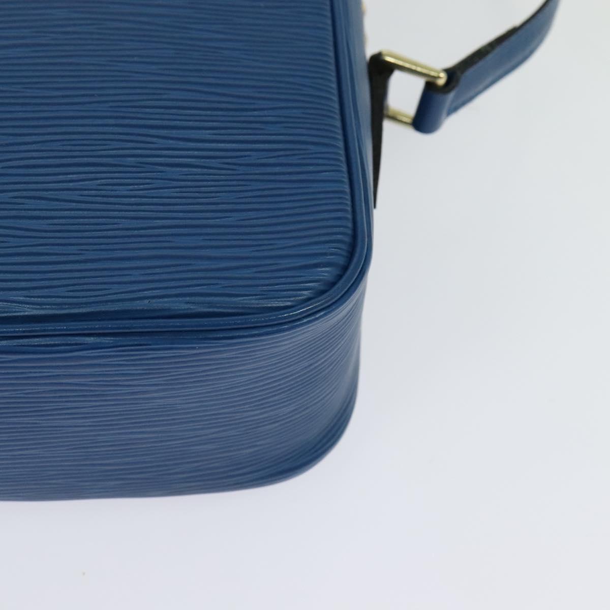LOUIS VUITTON Epi Trocadero 27 Shoulder Bag Blue M52315 LV Auth 115297A