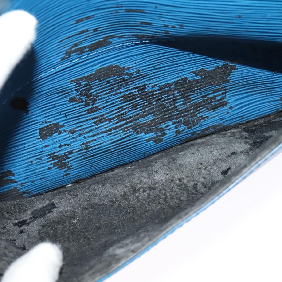 LOUIS VUITTON Epi Trocadero 27 Shoulder Bag Blue M52315 LV Auth 115297