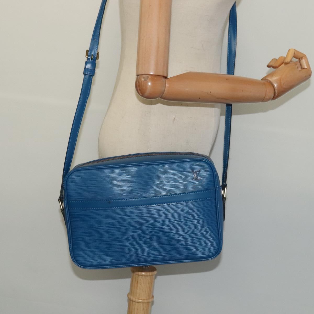 LOUIS VUITTON Epi Trocadero 27 Shoulder Bag Blue M52315 LV Auth 115297A