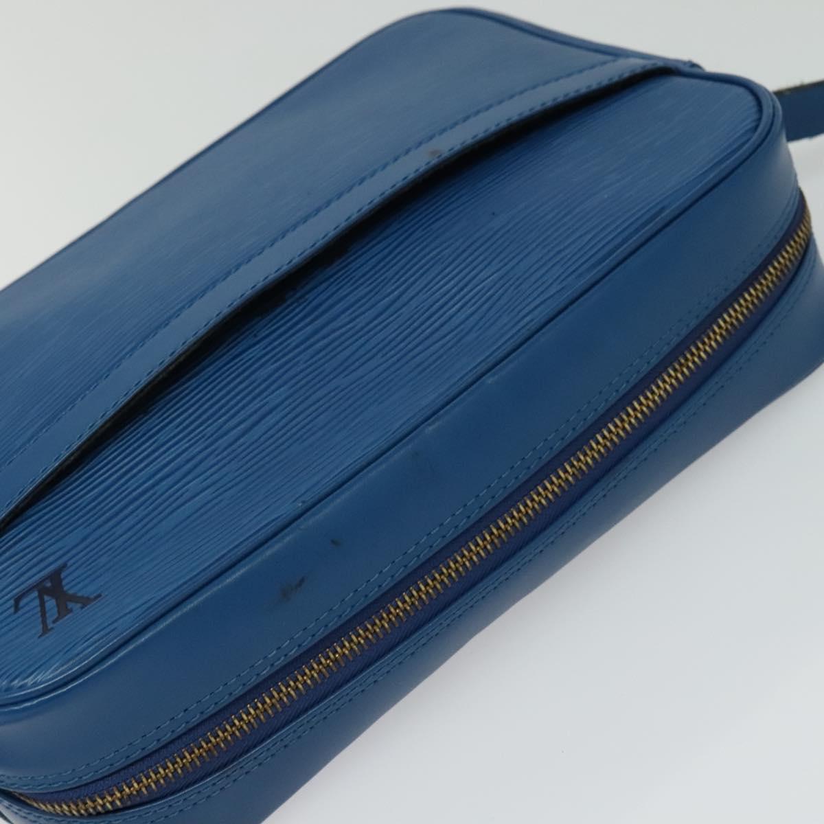 LOUIS VUITTON Epi Trocadero 27 Shoulder Bag Blue M52315 LV Auth 115297A