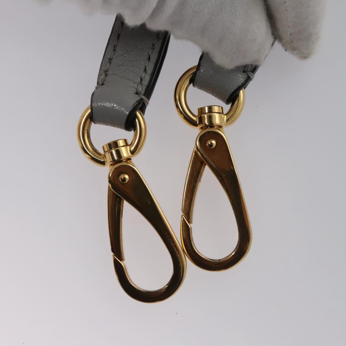 Miu Miu Shoulder Bag Gray Auth 115374AM