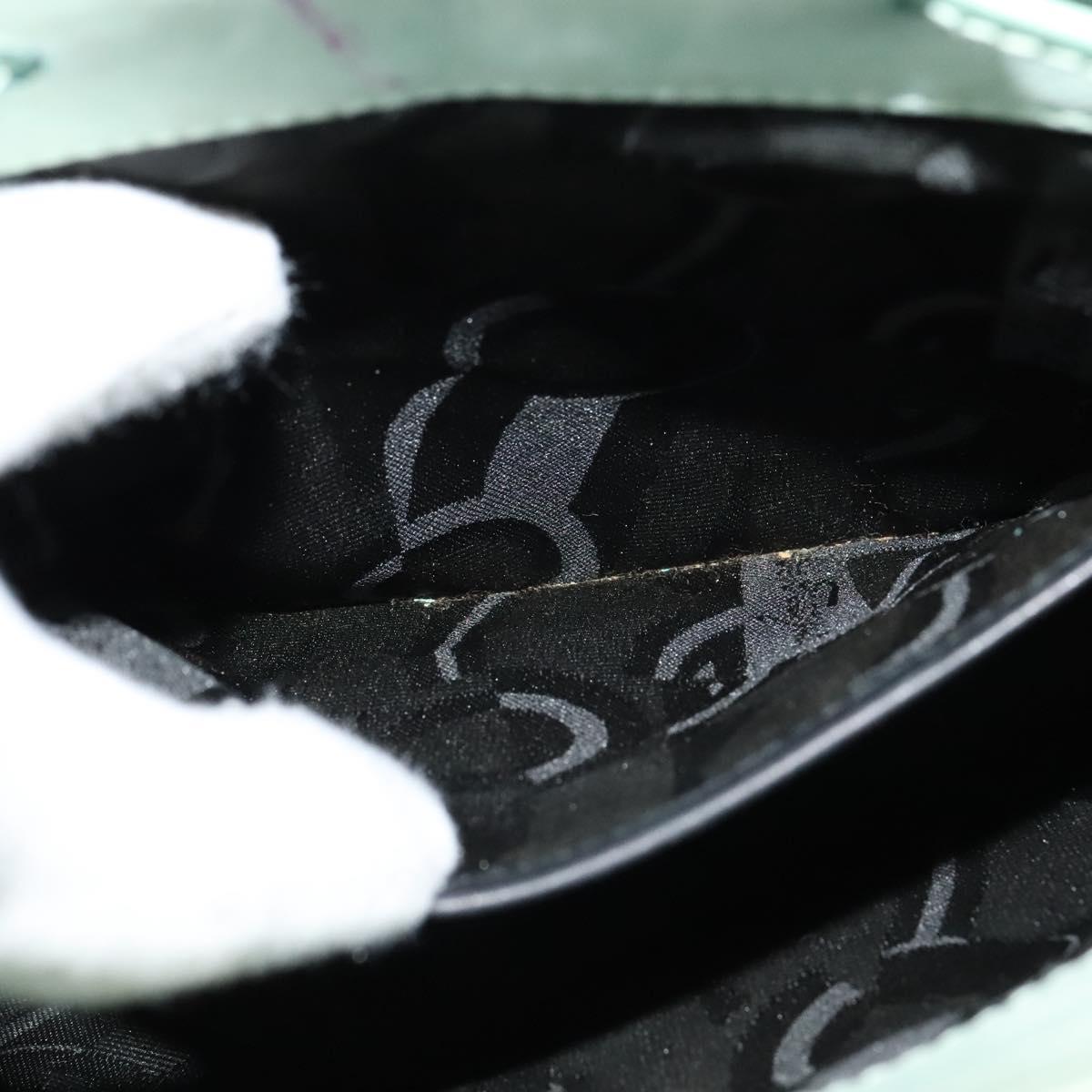 Salvatore Ferragamo Backpack Suede Peppermint Gold Auth 115402