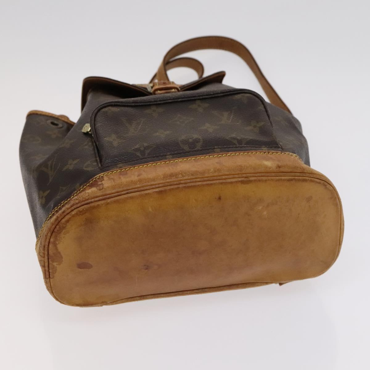 LOUIS VUITTON Monogram Montsouris MM Backpack M51136 LV Auth 115414