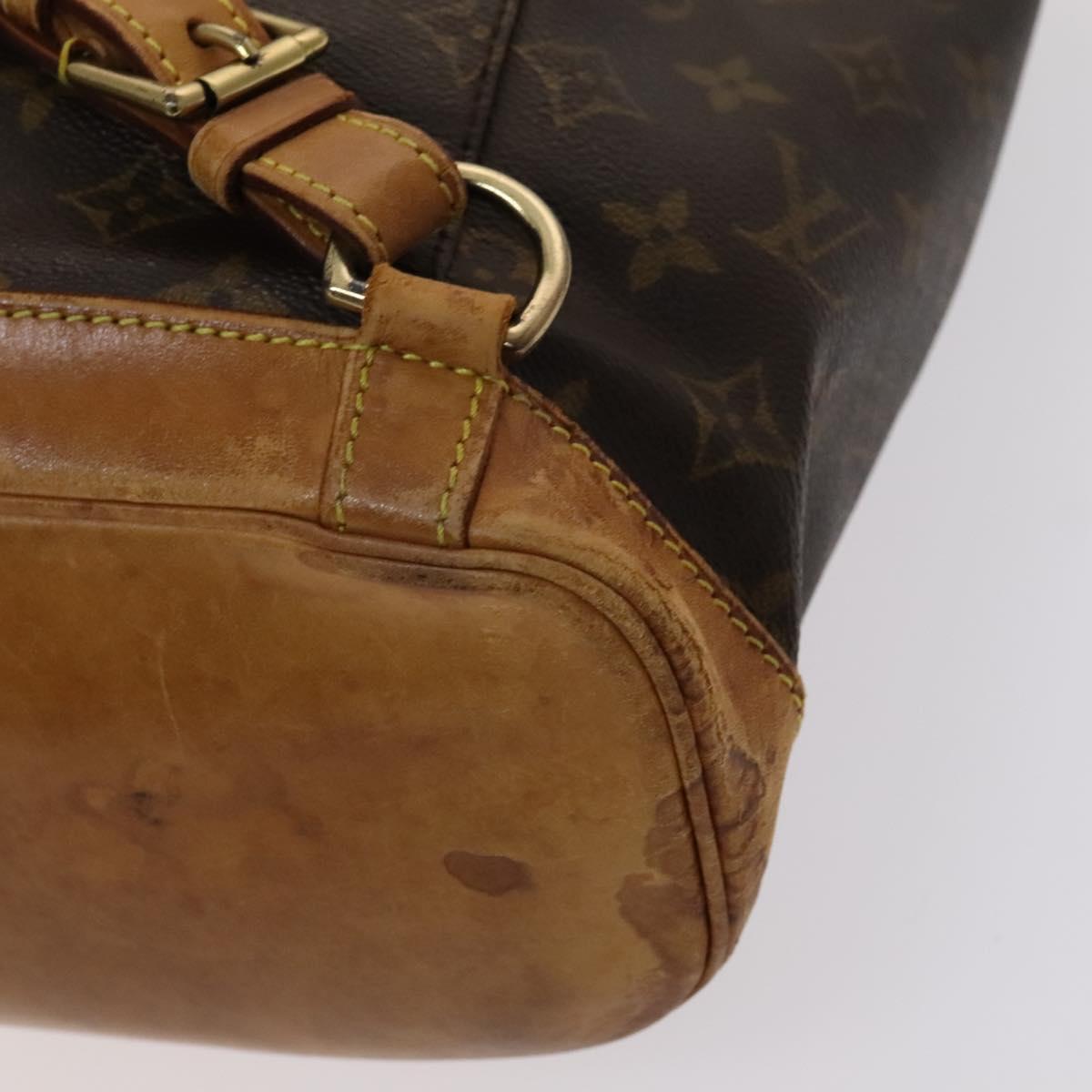 LOUIS VUITTON Monogram Montsouris MM Backpack M51136 LV Auth 115414