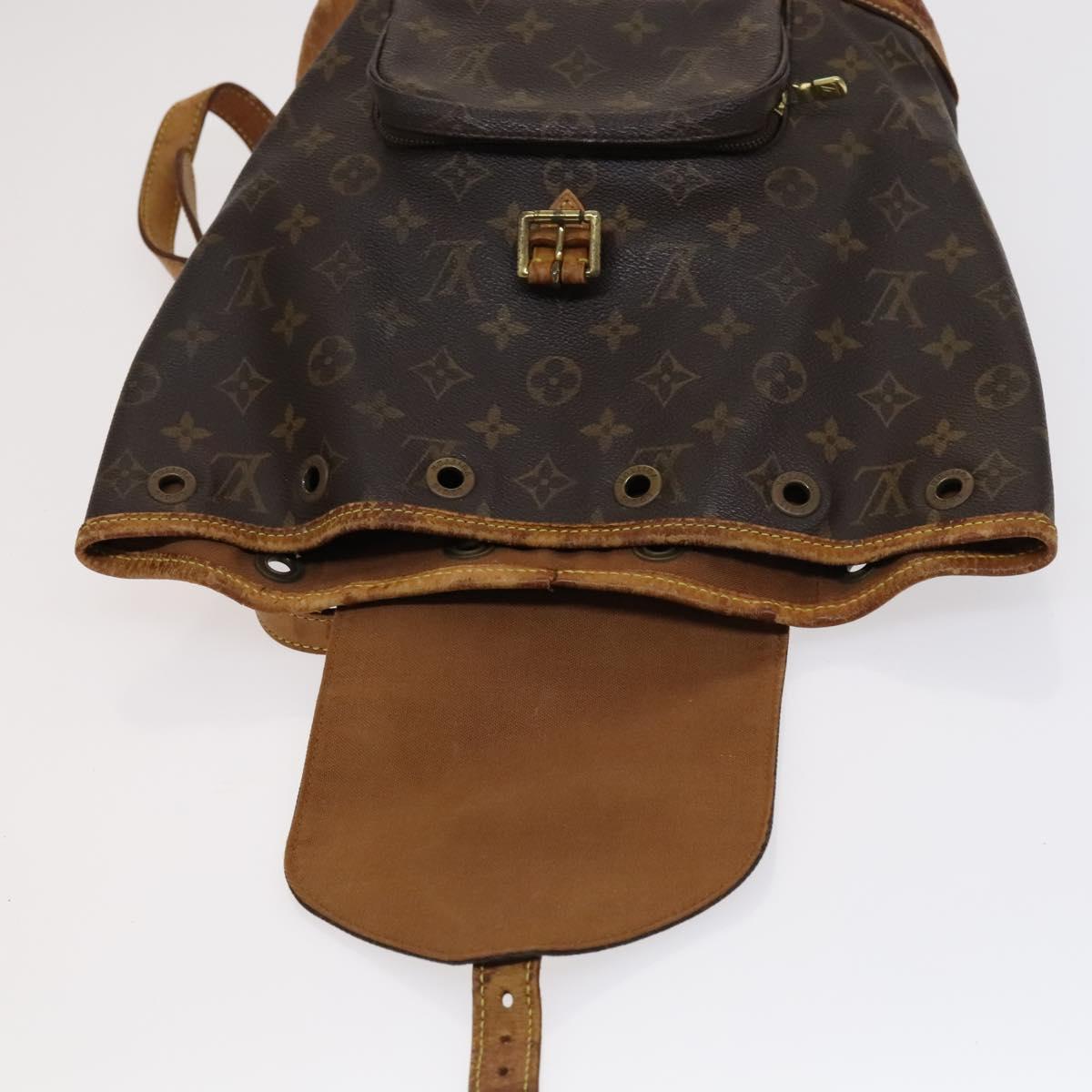 LOUIS VUITTON Monogram Montsouris MM Backpack M51136 LV Auth 115414