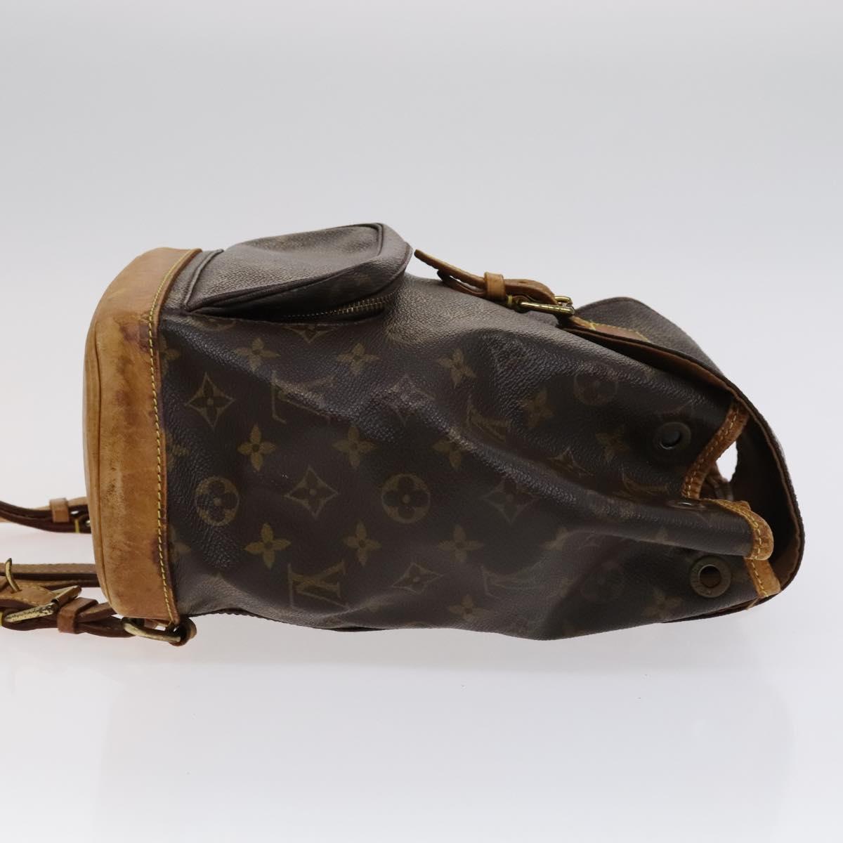 LOUIS VUITTON Monogram Montsouris MM Backpack M51136 LV Auth 115414