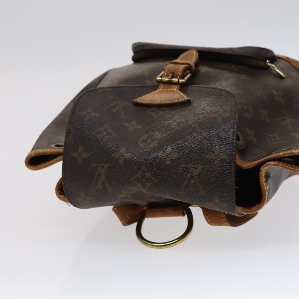 LOUIS VUITTON Monogram Montsouris MM Backpack M51136 LV Auth 115414