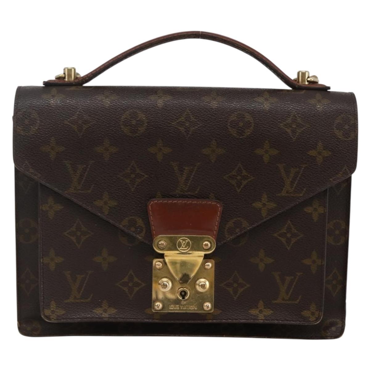 LOUIS VUITTON Monogram Monceau 28 Hand Bag M51185 LV Auth 115525