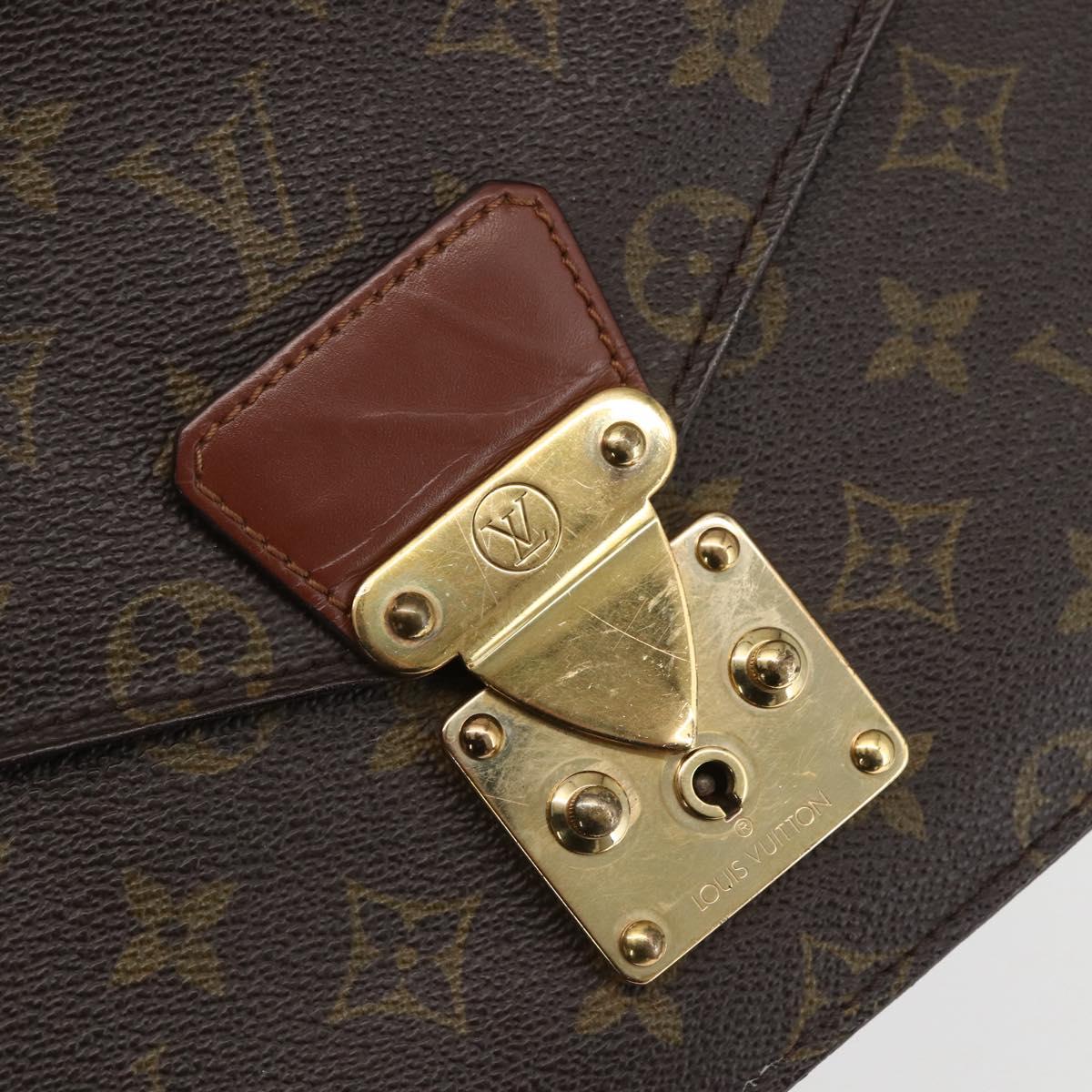 LOUIS VUITTON Monogram Concorde Hand Bag M51190 LV Auth 115550
