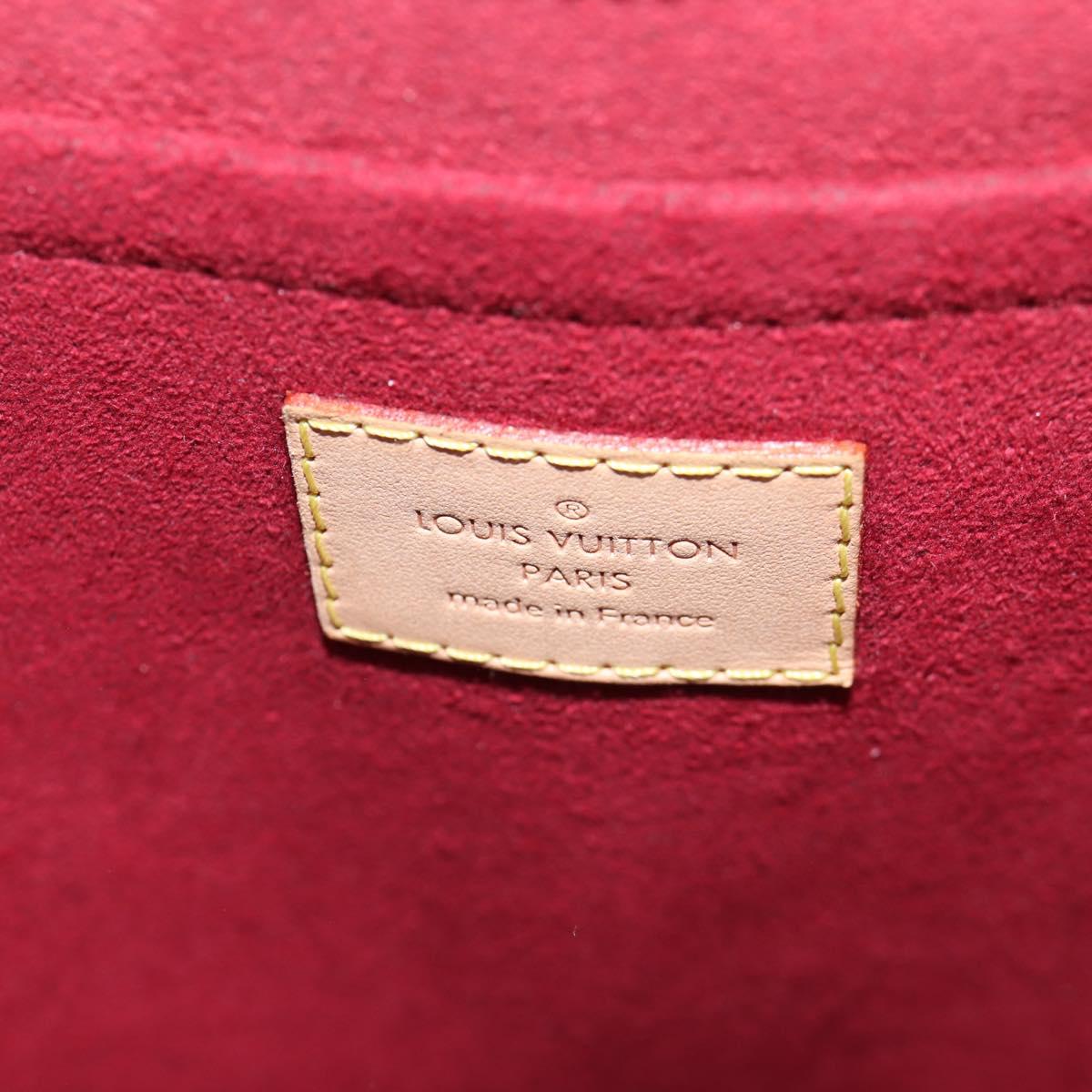 LOUIS VUITTON Multicolor Shirley GM Hand Bag 2way White M93214 LV Auth 115639SAM