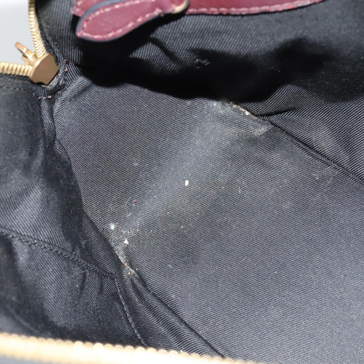 BURBERRY Nova Check Hand Bag Canvas 2way Beige Auth 115677