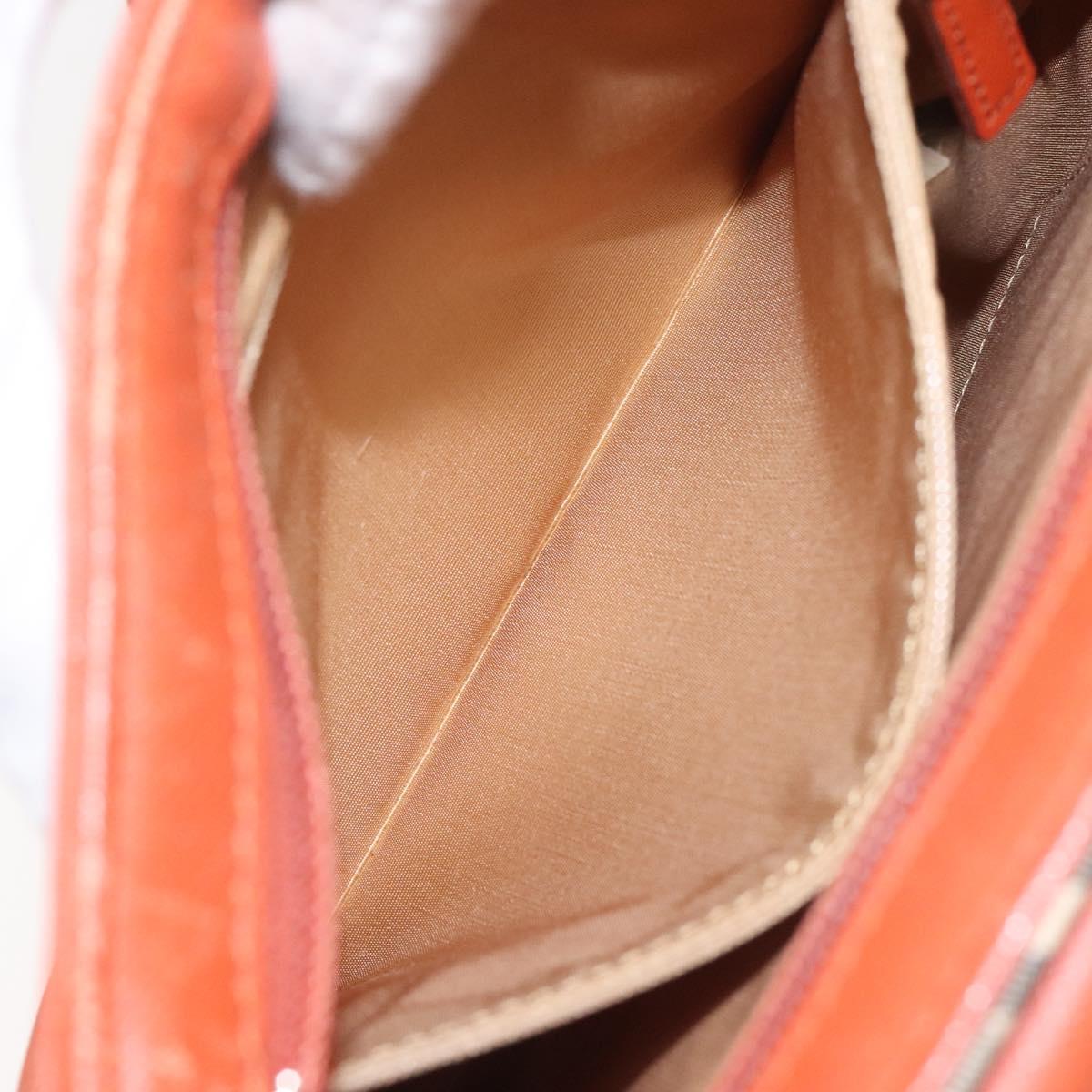 BURBERRY Nova Check Shoulder Bag Canvas Beige Auth 115678